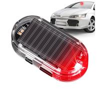 Solar Security Light - Led Alarm Warning Lamp Car Anti-Theft Flashing Interior Safety Signal Protection | Vehicle Theft Alert Powered Durable Outdoor Installation Motion Sensor