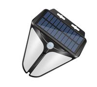 Solar Security Light PIR Motion Sensor ABS Plastic Shell Outdoor Solar Powered Garden Farm Villa Warehouse Alarm