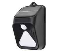 Solar Security Light - PP Solar Panel 2.87 x 2.17 x 4.8 Inches | Motion Activated Animal Garden Tool | Luminous Flash Sound for Cats, Foxes, Wild Animals, Garden and