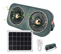 Solar Shed Fan,Solar Attic Fan - 20W Battery Energy-Efficient Compact Blower For Greenhouse Garage Camping Patio