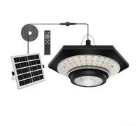 Solar Shed Light 1000LM with Remote,Motion Sensor LED Split Chandelier,5 Modes IP65 Waterproof for Garden Patio Barn