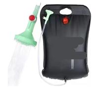Solar Shower Bag 20L Foldable Camping With Removable Hose Head Sun Heated Water,Compatible For Outdoor Bath Gear(B(45cm))