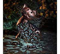 Metal Scroll Cat Solar Light