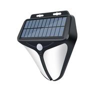 Solar Sound Strobe Light Alarm, Wireless Infrared Motion Detectors,120dB Sound Security Siren Lightand Waterproof for Farm Villa Yard Fence,Home,Garage