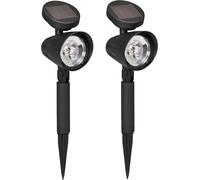 Luxform Lighting AYR Lazise LED Outdoor Garden Spotlight with Stake (2 Pack) 365 Lighting