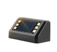 Solar Step Lights - Waterproof LED Lamp, Outdoor Garden Illumination, Porch Stair Visibility, Yard Path Safety, Pool Patio Decoration | Lights Provide Reliable Nighttime Guidance Across Walkways Drive