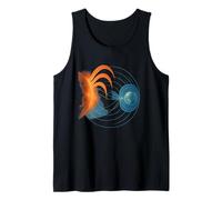 Solar Storm Earth Magnetosphere Radio Tank Top