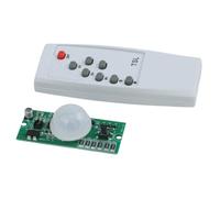 Solar Street Light Controller Circuit Board with PIR Human Body Sensor for 3.2V 3.7V Battery Remote Control Dimming 5-10M Detection