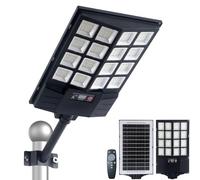 Solar Street Lights Outdoor, 8500K Solar Powered Driveway Light, LED Flood Motion Sensor Dusk Dawn Illumination Waterproof Mount Security Lights for Parking Lot, Backyard, Garage, Path (1Pieces)