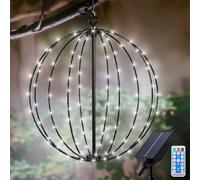 Solar String Light Garden, Metal Solar Lantern Lights 8 Modes 120 LEDs Waterproof Hanging Lights with Remote Solar Ornaments Lantern Lights for Outdoor Christmas Wedding Party Decoration