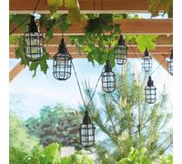 Luxform Solar String Light with 10 LEDs - Ideal for Your Gazebo, Marquee, Patio, Bar, Porch, Pergola and Arch Way