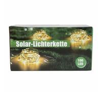 Solar String Lights 100 Micro LEDs 9.9M Warm White Garden Decoration