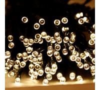 Solar String Lights 20M Warm White 200 LED Outdoor Christmas Lighting