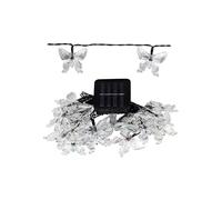 Solar String Lights 23ft 50 Led Solar Butterfly Lights For Porch Market Backyard Patio Party Wedding