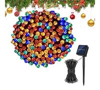 Solar String Lights for Outdoor | Waterproof Lighting with 8 Modes | String Lights for Christmas Decoration, for Garden, Lawn, Porch, Courtyard, Indoor Party and Holiday