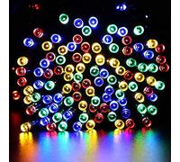 Solar String Lights Outdoor Led Fairy Lights Solar Fairy String Light for Garden Fence Home Christmas Tree Party Plaza 100 Led Multi-Colored