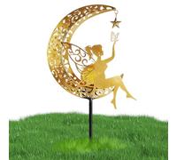 Solar String Lights Outdoor - Star, Moon, Butterfly, Solar Powered Waterproof Garden Decoration | Modern Design Glitter Landscape Light for Patio