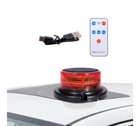 Solar Strobe Light | Solar LED Flashing Safety Light, Automotive Warning Light | for Trailer SUV Motorhome Outdoor Off-Road Construction