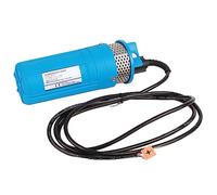 Solar Submersible Deep Well Water Pump 30m Lift 6.5LPM DC 24V Multi Application for Irrigation Pond Livestock Drinking Water Remote Home Plastic 10.4 x 3.9 x 3.5in (Blue)