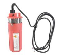 Solar Submersible Deep Well Water Pump 30m Lift 6.5LPM DC 24V Multi Application for Irrigation Pond Livestock Drinking Water Remote Home Plastic 10.4 x 3.9 x 3.5in (Orange)
