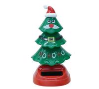 Solar Swinging Tree - Christmas Dancing Toy, Holiday Motion Figurine | Bouncing Sun Decoration Idea, Novelty Table Display with Dashboard for Festive Celebration Home Setting