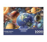 Solar System 1000 Piece Adults Puzzle Kids Age Games Family Games Home Decoration Decompression 38x26cm/1000pcs