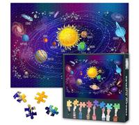 Solar System 1000 Piece Puzzle for Adults Comets and Planets Jigsaw Puzzles for Relaxation & Home Display, Universe Jigsaw Puzzles 1000 Pieces for Adults Gift (27.5"x19.7")
