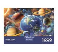 Solar System 1000 Puzzles Adults Puzzle Kids Age Gifts Puzzle Game Home Decoration Decompression 70x50cm/1000pcs