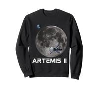 Solar System Artemis II Earth Moon Outer Space Sweatshirt