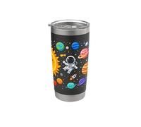 Solar System Astronaut Planets Astronomy Space Science Kids Stainless Steel Insulated Tumbler