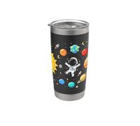 Solar System Astronaut Planets Astronomy Space Science Kids Stainless Steel Insulated Tumbler