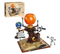 Solar System Building Set, 672 Pcs Rotatable Planet Space Toy for Kids