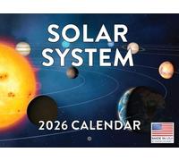 Solar System Calendar 2026 Planets Space Kids Monthly Wall Calender 12 Month | American Made In The USA