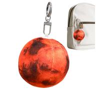 Solar System Decor - 7.5cm Soft Padded Hanging Pendant - Planetary Plush Ornaments - For Handbag Coin Purse Jewelry Wallet Backpack Women Men Girls