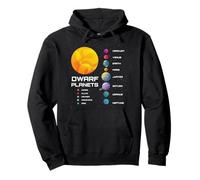 Solar System Dwarf Planets Space Astronaut Kids Men Women Pullover Hoodie