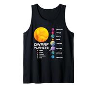 Solar System Dwarf Planets Space Astronaut Kids Men Women Tank Top