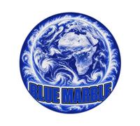 Solar System Earth Blue Planet Universe Astronomy Metal Tin Sign Plaque Wall Decor for Cafe, Man Cave, Club Bar, Office, Home Garden Round Metal Poster 8x8Inch
