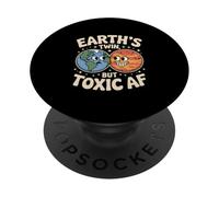 Solar System "Earth's Twin" Earth Comparison PopSockets Adhesive PopGrip