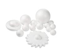 Solar System Foam Balls Kit for DIY Planet Model, Science STEM Educational Craft Project with 5 Round Balls, Half Ball, Sun & Plate