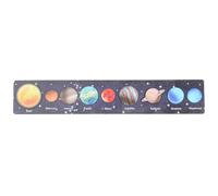 Solar System for Kids 36 Month+, Wooden Solar System Puzzle, Movable Planet Name Board Game Prechool Educational Puzzle, Planet Toys, Model, Planets For Kids