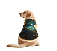Solar System Jupiter Saturn Print Dog Shirts for Pet, Soft Breathable Vest Lightweight Stretchy Pet T-Shirt for Medium Dog
