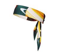 Solar System Jupiter Saturn Print Sport Head Ties Headbands Bandanas Workout Hair Band Athletic Sweatbands for Running Tennis