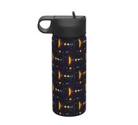 Solar System Jupiter Saturn Printing Camping Hiking Hydration Canteens Leak Proof Vacuum Insulated Stainless Steel 18oz