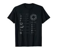 Solar-System Kids and Adults Dwarf Planets Education Graphic T-Shirt