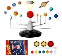 Solar System Kit - Electric 3D STEM Educational Toys - Solar System Planets Model,for Kids Boys Girls Children Teens Kindergarten Birthday Christmas New Year School