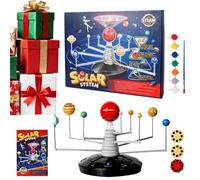 Solar System Model, 3D Educational Toy for Early Exploration of the Solar System - STEM Model of the Solar System - For Girls Children Teenagers Nursery School Birthday Christmas New Year