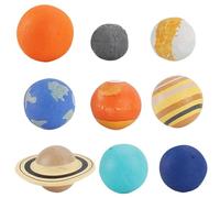 Solar System Model 9Pcs Universe Planets Astronomical Science Educational Tool Planet Ball Toys for Kids Boys Girls Solar System Model