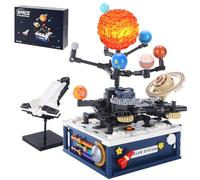 Solar System model Building Blocks Sets Earth Moon and Sun Orrery Toy Educational Toys for Science Experiments Learning Kits 775 Pieces gift for kids