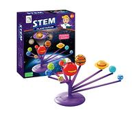 Solar System Model DIY Kit Planetary Projector with 8 Planets Paint Brush Projection Function STEM Astronomy Arts Science Educational Birthday Gift
