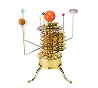 Solar System Model Kit, 200PCS Metal Orrery DIY Assembly Solar System 8 Planet Display Model, Educational STEM Planetarium with Moving Planets for Adults